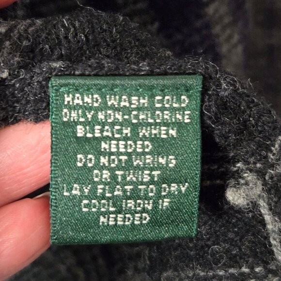 Lauren Ralph Lauren Size XL Double Breasted Lambs Wool Blazer Velvet Collar Gray - Picture 6 of 8